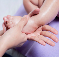 Whole-body massage for growth and neurodevelopment in term healthy newborns