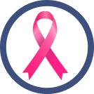 Cancer ribbon icon