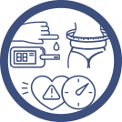 Metabolic syndrome icon