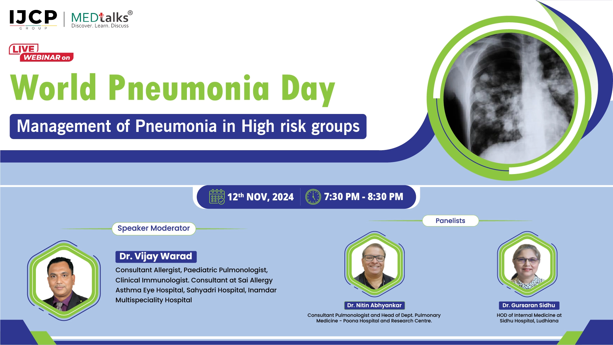 Management of Pneumonia in High risk groups ( World Pneumonia Day)