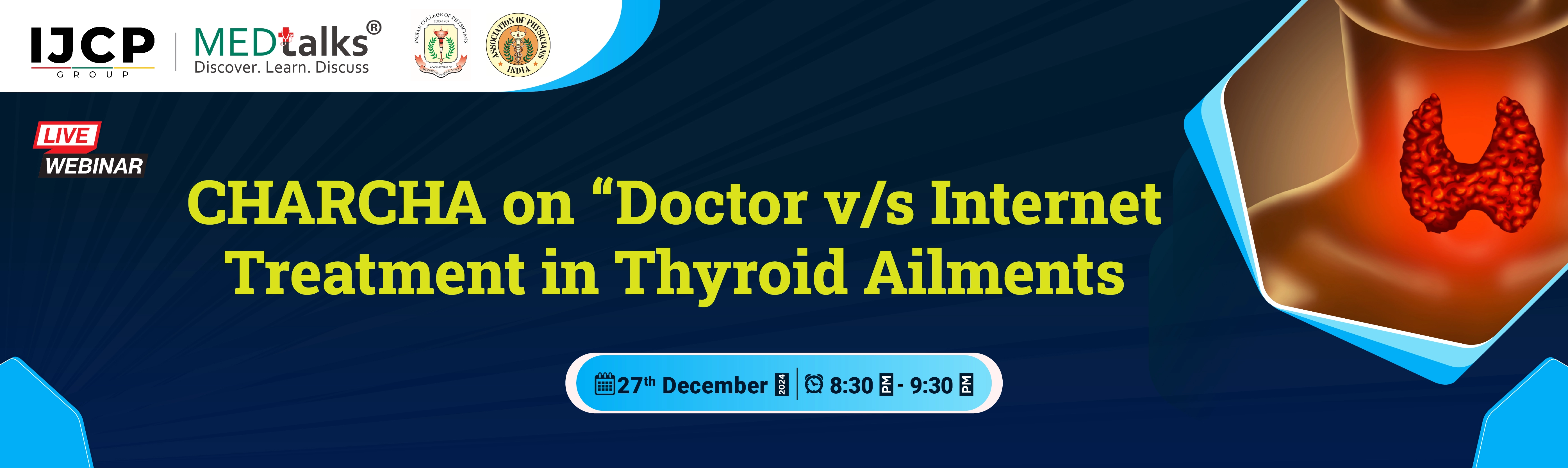 CHARCHA on “Doctor v/s Internet Treatment in Thyroid ailments